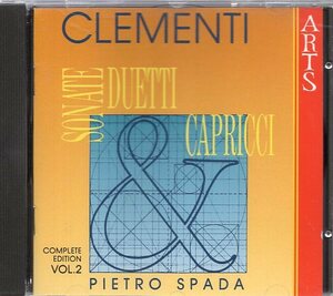 クレメンティ：Sonate, Duetti & Capricci Vol.2 /ピエトロ・スパーダ