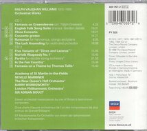 ヴォーン・ウイリアムズ：管弦楽曲集/マリナー、ボールト、ワーズワース（２CD)_画像2