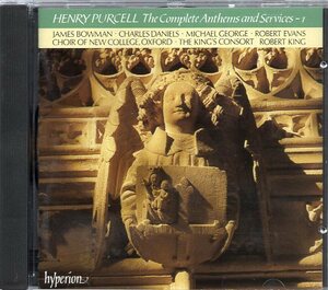 パーセル：アンセムとサーヴィス 第1巻 J・ボウマン(ct) 他