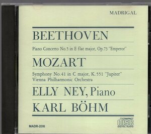 ベートーヴェン：ピアノ協奏曲第5番、モーツァルト：交響曲第41番/ベーム指揮