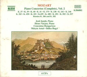 モーツァルト：ピアノ協奏曲全集　第２集（６CD)