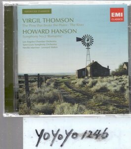 b368 HANSON：交響曲第2番・THOMSON：SUITES/マリナー、スラットキン