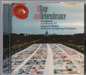 Corigliano* - National Symphony Orchestra, Leonard Slatkin Of Rage And Remembrance / Symphony No. 1