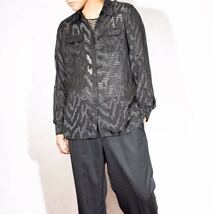 USA VINTAGE ALLISON DALEY SEE THROUGH DESIGN BACK GATHER SHIRT/アメリカ古着シースルーデザインバックギャザーシャツ_画像1