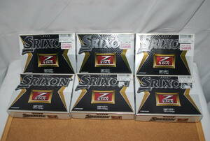 未使用　SRIXON Z-STAR ホワイト 6箱　ボール合計72個セット　DUNLOP スリクソン　ZSTAR 　ダンロップ　ゴルフ　スポーツ