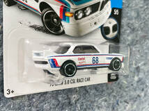 Hot Wheels 2016 '73 BMW 3.0 CSL Race Car ホットウィール レースカー 白 ホワイト USカード_画像3