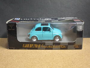 ☆FIAT 500F(エメラルドグリーン)☆1/32☆ニューレイ☆「CityCruiser collection」☆美品・外箱はダメージあり☆フィアット 500F