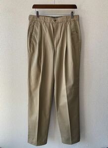 90s USA製 DOCKERS ツータック チノ パンツ 31 クラシックフィット ドッカーズ アメリカ製 2タック リーバイス