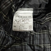 バーバリーブラックレーベル BURBERRY BLACK LABEL【極美品】トレンチコート ライナー付き ノバチェック 刻印ボタン ベルト ブラック 黒 L_画像7