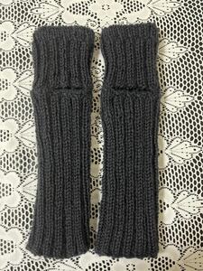 手編みのレッグウォーマー　毛100% ハンドメイド