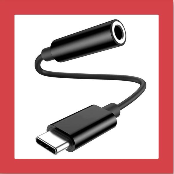 USB Type-C to 3.5 mm メスイヤホンジャックアダプター