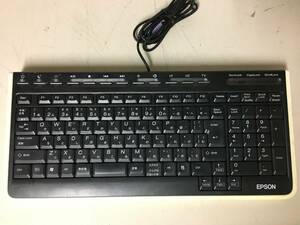 A421 EPSON Epson keyboard KB-0439 wire PS2 operation not yet verification present condition goods 