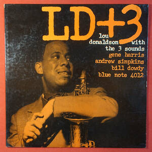 極美! US BLUE NOTE BLP 4012 Lou Donaldson with the 3 Sounds 63rd/DG/RVG/EAR