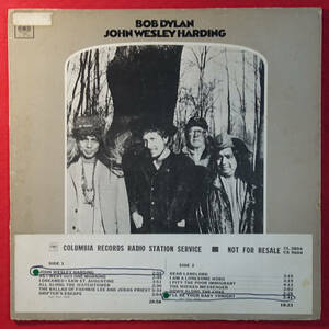 見本盤! US Columbia MONO CL 2804 オリジナル 2EYES John Wesley Harding / Bob Dylan MAT: 1C/1C