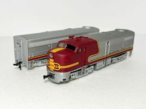 鉄道模型 外国車輌 EMD F3 Santa Fe サンタフェ ディーゼル機関車 HOゲージ 動作確認済