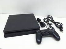 M226-N37-153 SONY ソニー PlayStation4 PS4 CUH-2100A 本体+純正コントローラー CUH-ZCT2J 通電確認済 現状品③_画像1