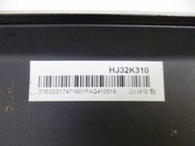 M013-N30-1367 Hisence ハイセンス HJ32K310 ハイビジョン 32型 LED液晶テレビ 2018年製 リモコン 説明書 通電確認済 現状品①_画像4