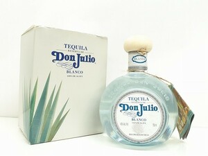 O231-N36-835 未開栓 Don Julio ドンフリオ BLANCO ブランコ テキーラ 750ml 40％ 箱あり 現状品③