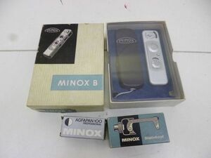 O127-S3-12955 MINOX B ミノックス スパイカメラ コンパクトカメラ AGFAPAN100 professional 他 現状品①