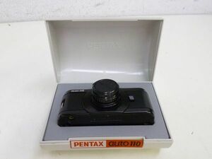 O159-S3C-1028 PENTAX ペンタックス auto 110 1:2.8 24mm ブラック フィルムカメラ 現状品①