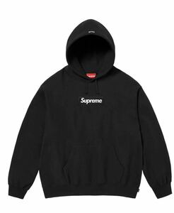 Lサイズ　Supreme Box Logo Hooded Sweatshirt Black シュプリーム　フーディ　パーカー　黒