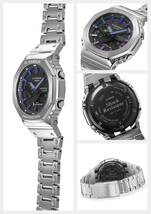 送料無料★国内正規品★新品・未使用★CASIO G-SHOCK Bluetooth搭載 フルメタル ソーラー GM-B2100PC-1AJF ★定価￥80,300_画像2