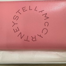 上10982 ステラマッカートニー　ラウンドジップ　長財布　ピンク　STELLA McCARTNEY ウォレット_画像2