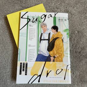 12/1新刊☆sugar drop シュガードロップ☆四宮和☆帯付き☆初版本☆出版社ペーパー付き(二つ折済)