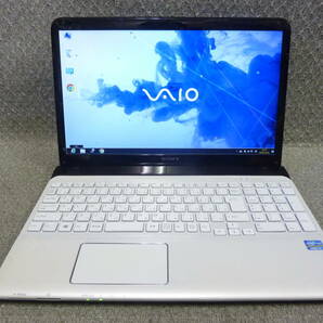 Windows 7,8,10,11 選択可 15.5”ノートPC SONY VAIO SVE15137CJW ★Core i7-3632QM/メモリ8GB/1TB/Blu-ray/無線/カメラ/リカバリ作成/2187