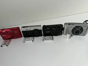 デジカメ デジタルカメラ3台 APSカメラ1台 まとめ売り 中古現状品（稼働未確認） 1円 開始 スタート　