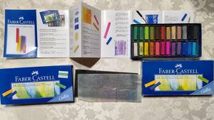  Faber-Castell 12 82 24klieitib Studio soft pastel 24 color set out box attaching use item 