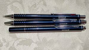 廃番 ドイツ製 メスマー messmer シャープペンシル(ART 4001)&ボールペン2種類2本（ART 4000) 合計3本セット WOMA ノベルティ レア