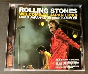 【CD】【プロモ 非売品】超レア!【美品 】The Rolling Stones Welcome To Japan Licks Tour 2003 Sampler PCD-2727 ローリング・ストーンズ