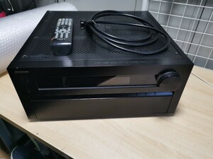  animation equipped ONKYO Onkyo AV amplifier TX-NA5009 sound out OK remote control attaching present condition sale 