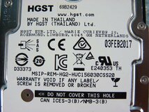 1PEW // HGST HUC156030CSS204 300GB 2.5インチ SAS HDD 15K(15000)rpm 12Gb 15mm // HITACHI HA8000/RS220 AN1 取外_画像2