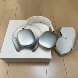 【中古★1円～】Apple AirPods Max Bluetooth ノイズキャンセリング ヘッドホン　シルバー