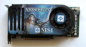 MSI★NX8800GTS 320MB GDDR3メモリ★中古