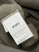 22AW WTAPS AII HOODY COTTON. WUT 222ATDT-CSM20 ダブルタップス ロゴ刺繍 スウェット パーカー 02 美品_画像5