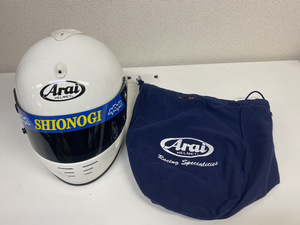 1535-02★Arai (アライ) ヘルメット SFL GP-3K ホワイト 4輪用 レーシングカー用 BA465389 ※PSCマークなし★