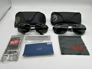 1687-02★レイバン/Rayban サングラス　RB3478 004/58 60-17 RB3522 004/71 2本おまとめ★