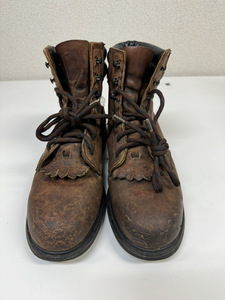 1647-02★REDWING SHOES レッドウィング革靴エンジニアブーツ茶色 ANSI Z41 PT99 F1/75C/75 EH サイズ　9 1/2 B （日本サイズ27.5）★