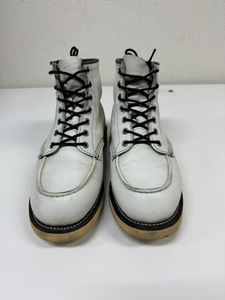 1650-02★REDWING レッドウィング8871【限定生産品】 ホワイトレザーブーツ MADE IN USA サイズUSA 7 1/2 E（日本サイズ25.5）箱無し★