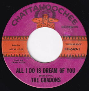 The Chadons - All I Do Is Dream About You / We're In Love ガールポップ