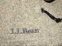 ■L.L.Bean■エルエルビーン■ニット■プルオーバー■裏フリース■ジャケット■胸周112㎝■NL279■_画像3