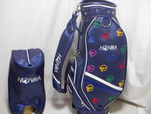 HONMA ホンマ 9.0型★中古★スポーツカートバック (BLUE)_画像1