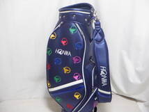 HONMA ホンマ 9.0型★中古★スポーツカートバック (BLUE)_画像7