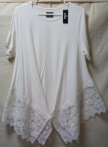 MARY QUANT*AS KNOW AS* collaboration * Mary Quant * daisy * race * deformation * pull over * white * white *M size * new goods * tag attaching 