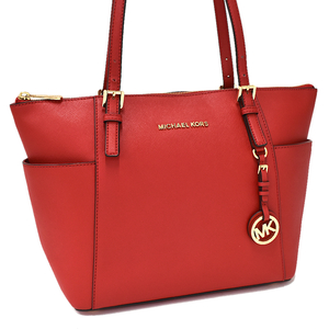 マイケルコース EW TZ TOTE トートバッグ 30F2GTTT8L JET SET レザー レッド MICHAEL KORS