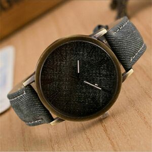 新品　腕時計　カジュアル　ブラック　黒色　