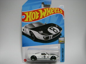 最新 ホットウィール (白) フォード GT40 ＜未開封＞ Hot Wheels